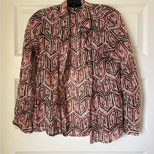 Carole Little Artistic Pattern Blouse